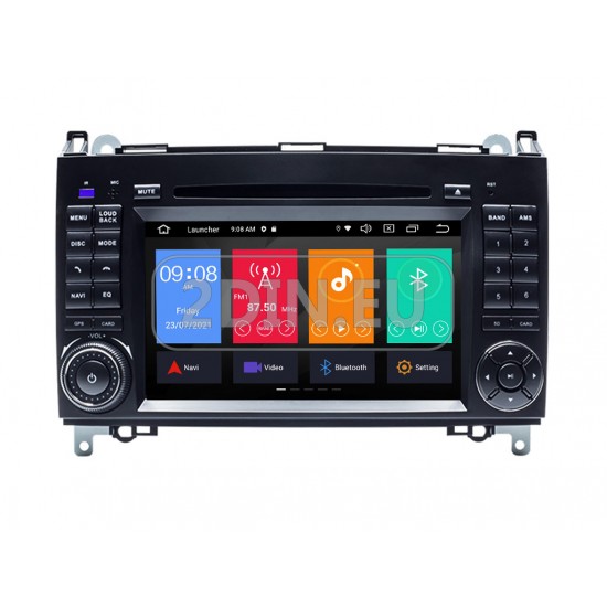 MERCEDES W169, W245, VIANO, VITO - МУЛТИМЕДИЯ / Навигация android 16 CPU: 8-CORE DVD + DSP + CarPlay + SIM